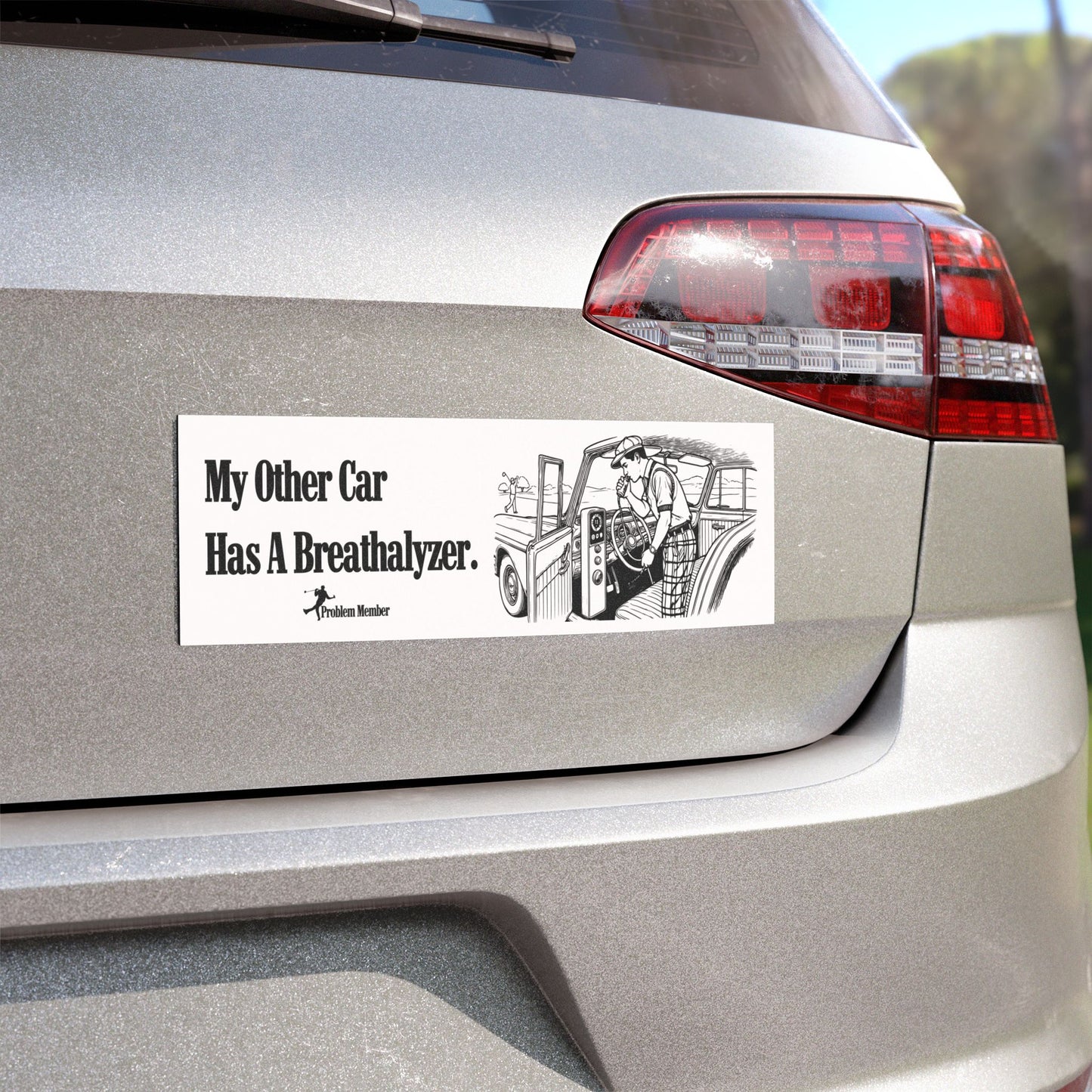 Breathalyzer Bumper Sticker