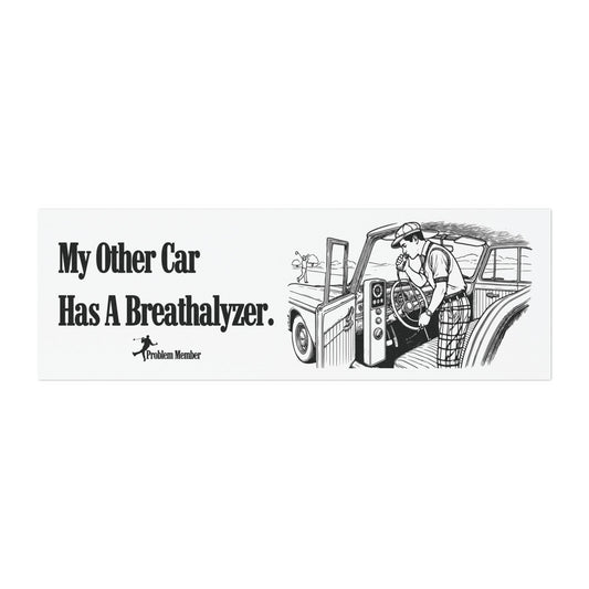 Breathalyzer Bumper Sticker