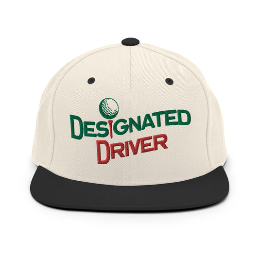 Designated Driver Golf Snapback Hat