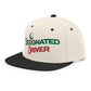 Designated Driver Golf Snapback Hat